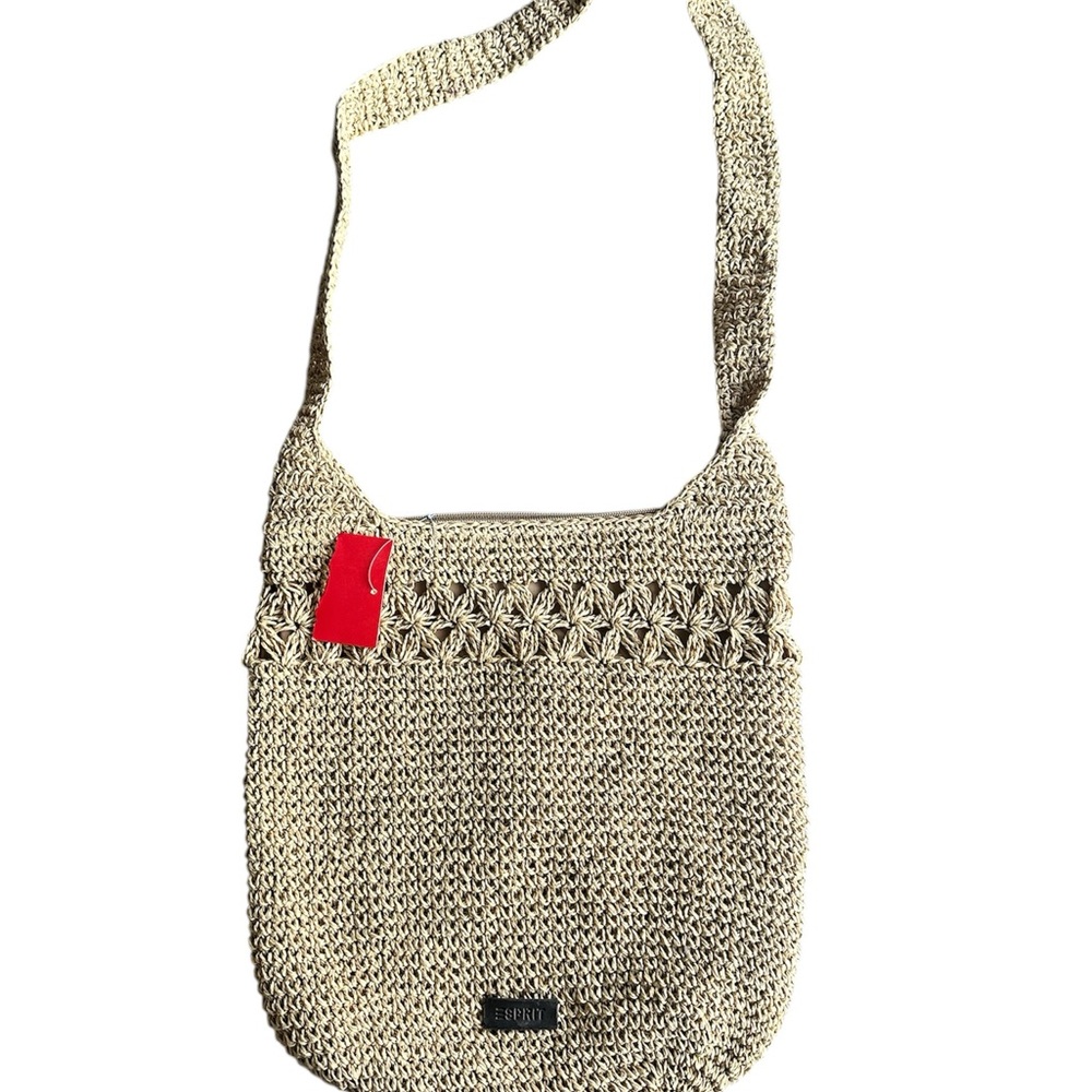 Esprit Tan Crochet Bag
